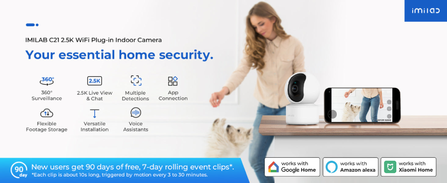 IMILAB C21 2.5K WiFi Plug-in Indoor Camera