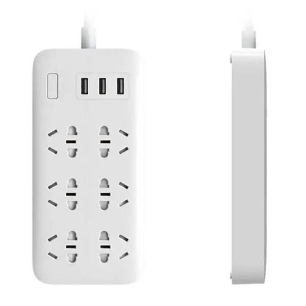 Mi Power Strip White 6 Sockets 3 USB