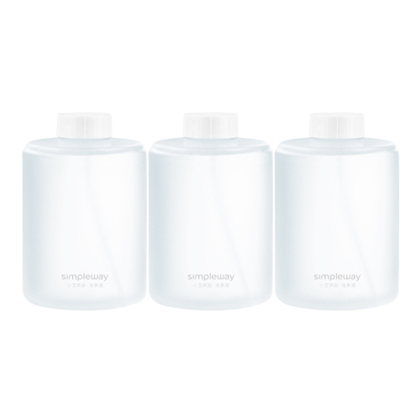 Xiaomi Mi Simpleway Foaming Hand Wash 3Pcs فوم مایع دستشویی شیائومی Mi Simpleway Foaming Hand Wash