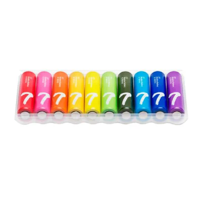 Xiaomi ZMI ZI7 Alkaline AAA Battery Rainbow 10Pcs